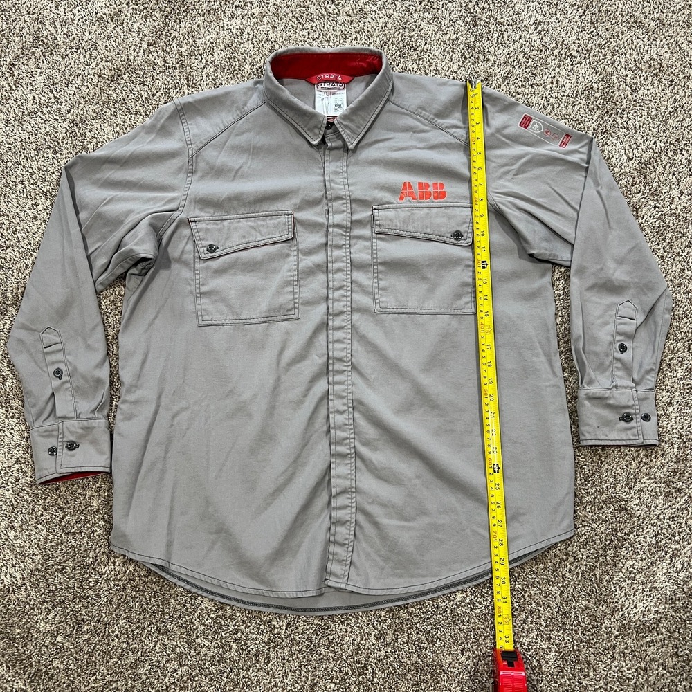 Strata Shirt Mens XXL 2XL Gray ARC Classic Category 2 Class 1 Flame Resistant FR